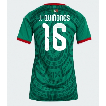 Billige Fotballdrakt Mexico Julian Quinones #16 Replika Hjemmedrakt Dame VM 2026 Kortermet